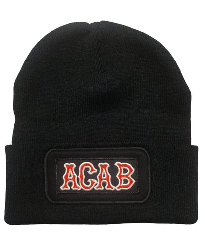 81 Support Wollmütze „ACAB“ - REDANDWHITESTORE