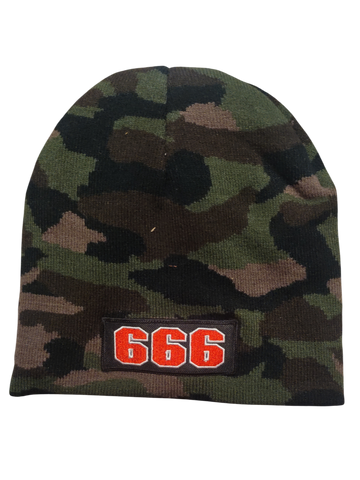 81 Support Beanie „666“ Camouflage - REDANDWHITESTORE