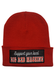 81 Support Wollmütze „SUPPORT YOUR LOCAL BIG RED MACHINE“ rot