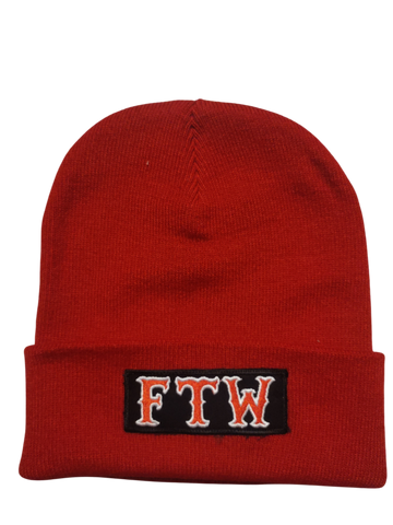 81 Support Wollmütze „FTW“ rot