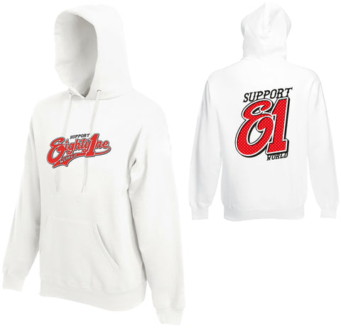 81 SUPPORT Kapuzen Pullover „SUPPORT EIGHTYONE WORLD"