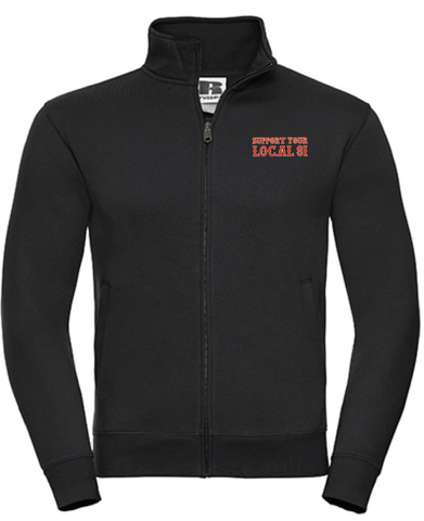 Sweatjacke „SUPPORT YOUR LOCAL 81  - BIG RED MACHINE SAARBRUECKEN“