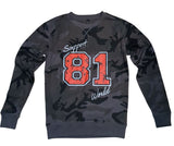 SWEATSHIRT „SUPPORT 81 WORLD" Camouflage