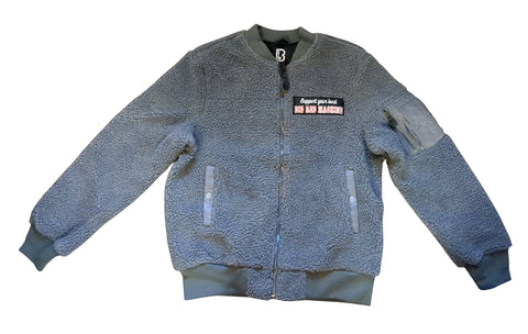 81 SUPPORT MA1 Sherpa Jacket  „SUPPORT YOUR LOCAL"