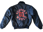 81 SUPPORT Bomberjacke „SUPPORT 81 WORLD"