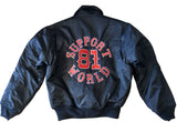 81 SUPPORT Bomberjacke „SUPPORT 81 WORLD"
