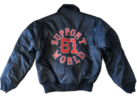 81 SUPPORT Bomberjacke „SUPPORT 81 WORLD"