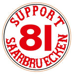 81 Support Aufkleber „SUPPORT 81 SAARBRUECKEN“