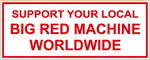 81 Support Aufkleber „SUPPORT YOUR LOCAL BIG RED MACHINE WORLDWIDE“ - REDANDWHITESTORE