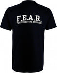 T-SHIRT „SUPPORT 81 MOTORCYCLECLUB F.E.A.R.“ - REDANDWHITESTORE
