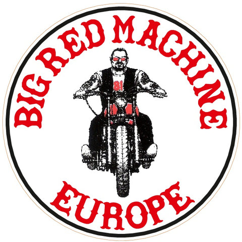 81 Support Aufkleber „BIG RED MACHINE EUROPE - BIKER“ - REDANDWHITESTORE