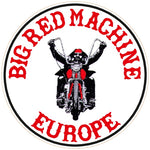 81 Support Aufkleber „BIG RED MACHINE EUROPE - BIKER“ - REDANDWHITESTORE