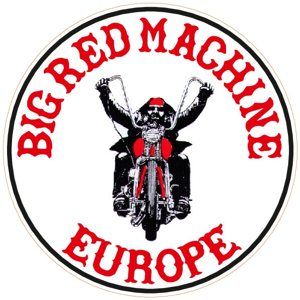 81 Support Aufkleber „BIG RED MACHINE EUROPE - BIKER 