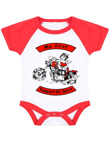 SUPPORT 81 BABY BODY „MY FIRST SUPPORT 81 SHIRT“