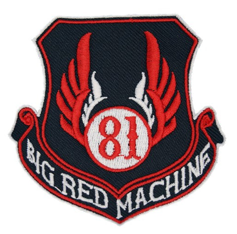 81 Support Aufnäher „81 BIG RED MACHINE - WAPPEN“ - REDANDWHITESTORE