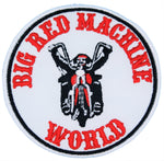 81 Support Aufnäher „BIG RED MACHINE WORLD - BIKER" - REDANDWHITESTORE