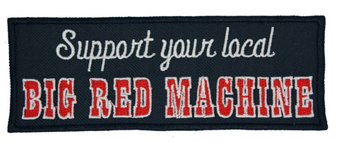 81 Support Aufnäher „SUPPORT YOUR LOCAL BIG RED MACHINE“ - REDANDWHITESTORE