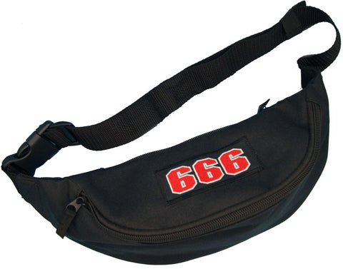 81 Support Bauchtasche „666“ in Schwarz und Camouflage - REDANDWHITESTORE