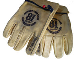 LEDERHANDSCHUHE „SUPPORT 81 MOTORCYCLECLUB“ - REDANDWHITESTORE