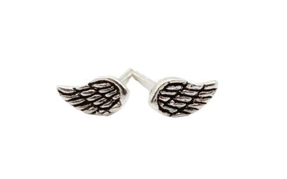 SILBER OHRRINGE STECKER „FLÜGEL“ - REDANDWHITESTORE