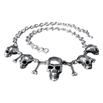 Totenkopf Collier 925 Sterling Silber - REDANDWHITESTORE