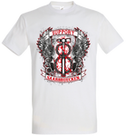 T-SHIRT „SUPPORT 81 SAARBRUECKEN - HAMMER" - REDANDWHITESTORE