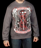 SWEATSHIRT „SUPPORT 81 BIG RED MACHINE NOMADS - HAMMER" - REDANDWHITESTORE