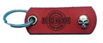 SUPPORT Schlüsselanhänger aus Leder „SUPPORT YOUR LOCAL BIG RED MACHINE“ - REDANDWHITESTORE