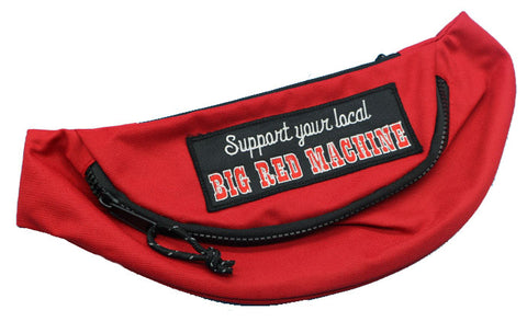 81 Support Bauchtasche „SUPPORT YOUR LOCAL BIG RED MACHINE“ in rot - REDANDWHITESTORE