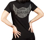 SUPPORT 81 LADY’S SHIRT „SUPPORT 81 NOMADS ITALY“ - REDANDWHITESTORE