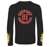 81 SUPPORT LONGSLEEVE FLAMES „SUPPORT 81 SAARBRUECKEN“