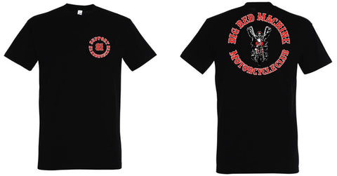 T-SHIRT „SUPPORT 81 SAARBRUECKEN - BIG RED MACHINE MOTORCYCLECLUB“ - REDANDWHITESTORE