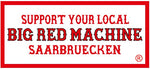81 Support Aufkleber „BIG RED MACHINE SAARBRUECKEN“ - REDANDWHITESTORE