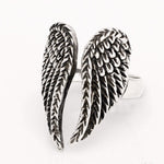 SILBER RING „FLÜGEL“ - REDANDWHITESTORE