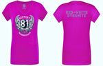 SUPPORT 81 LADY’S SHIRT „BAD GIRLS CREW" - REDANDWHITESTORE