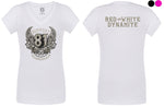 SUPPORT 81 LADY’S SHIRT „BAD GIRLS CREW" - REDANDWHITESTORE